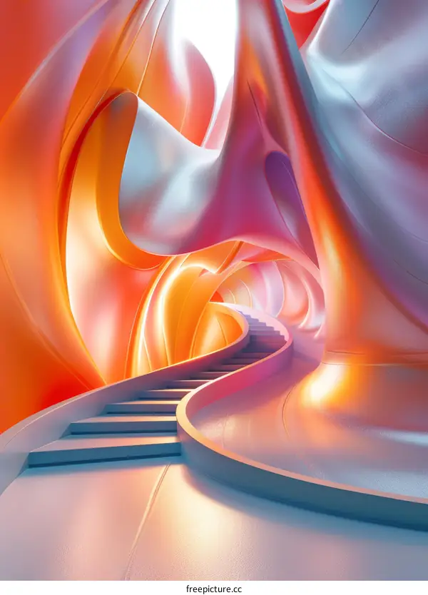 Abstract Architectural Staircase Design