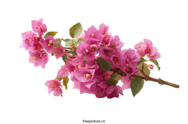 [Transparent Background PNG]Beautiful Pink Bougainvillea Flowers Close-up