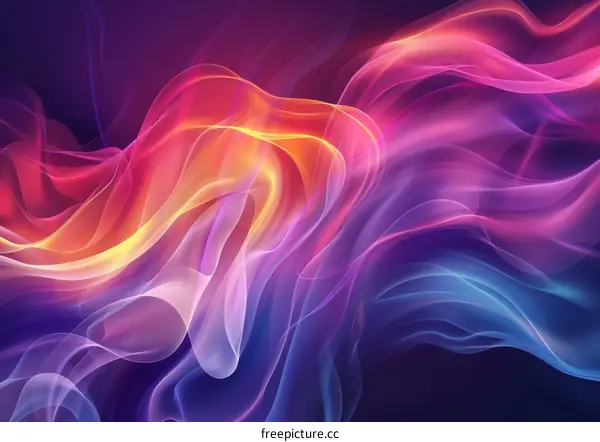 Vibrant Abstract Background in Multiple Colors