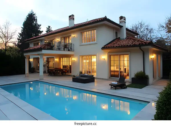 Luxury Home with Swimming Pool and Patio