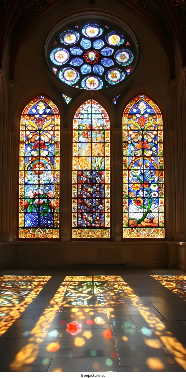 Stained glass windows