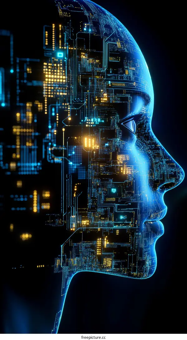 Artificial Intelligence Digital Human Portrait