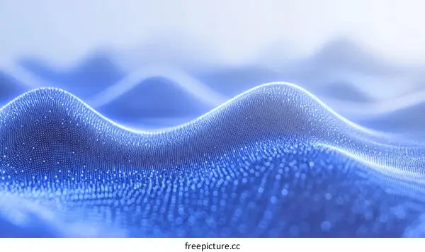 Abstract Digital Wave Pattern Design