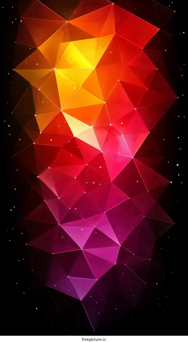 Abstract Geometric Polygonal Pattern