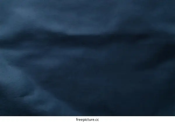 Close Up of Deep Navy Blue Fabric Texture