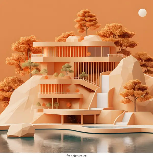 Modern House in Nature