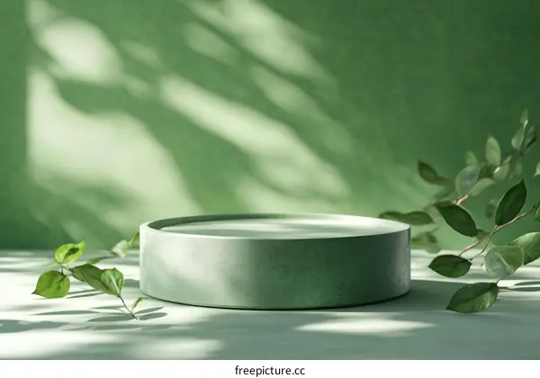 Nature Inspired Green Product Display