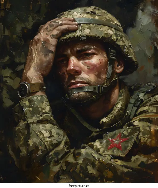 Portrait of a soldier