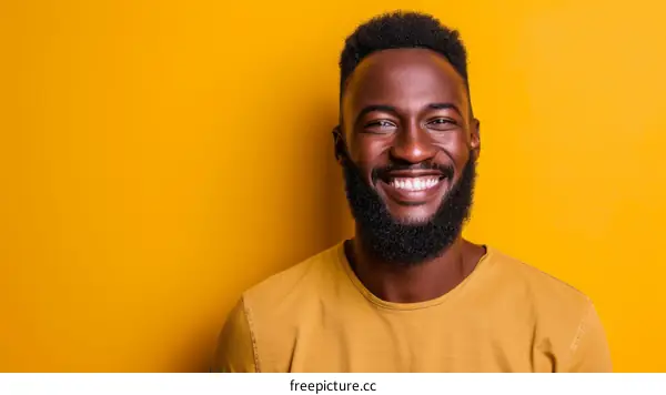 Portrait of a smiling African American man