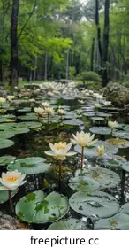 water lilies