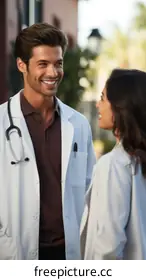 white coat