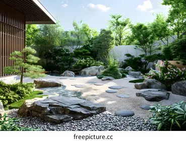 dry landscape garden