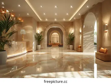 marble floor