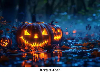 Halloween pumpkin lantern picture