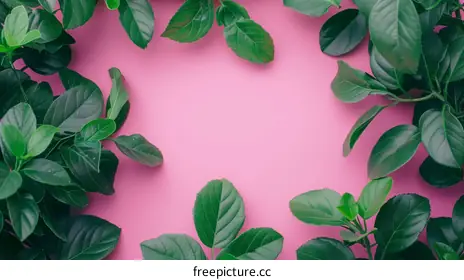 pink background
