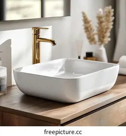 white sink