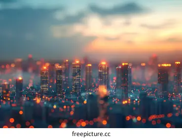 night cityscape