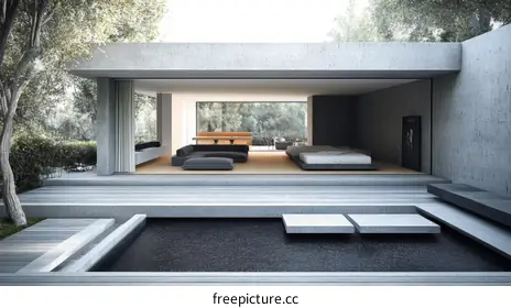 concrete house
