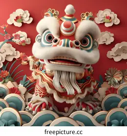 Lion Dance Costume