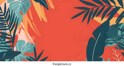 tropical leaves