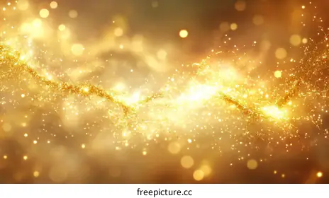 golden glitter
