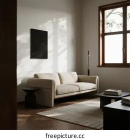 beige sofa