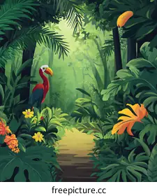 tropical bird