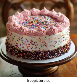pink frosting