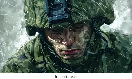 soldier face