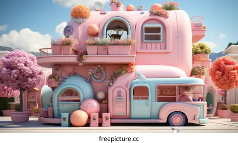 pink house