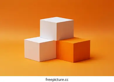 orange background