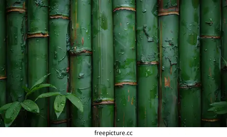 green bamboo