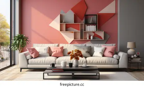 pink wall