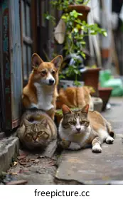 looking at the camera