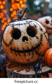 Halloween pumpkin lantern