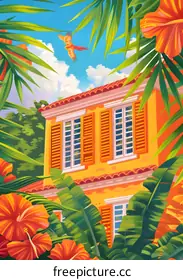 tropical house