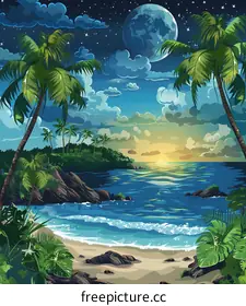 tropical beach