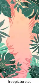tropical leaves