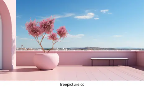 pink tree