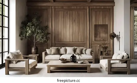 wood paneling