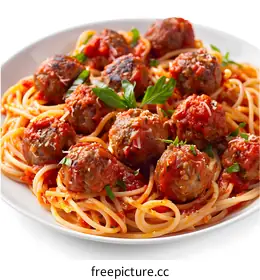 spaghetti with tomato sauce