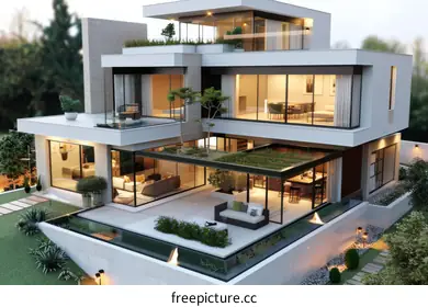 modern villa