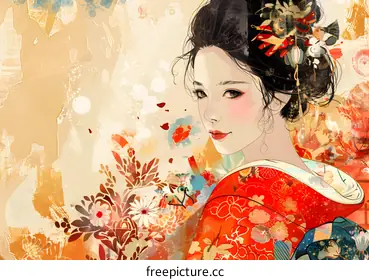 kimono woman