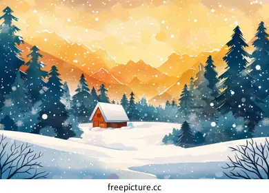 snow scene