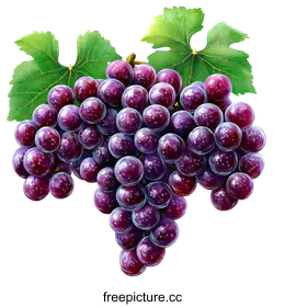 purple grapes