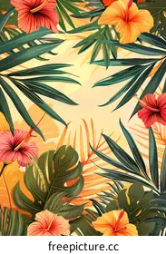 tropical flowers