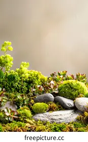 green moss
