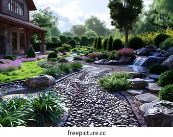 Garden landscape design