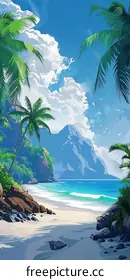 tropical beach