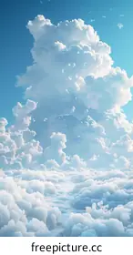 fluffy clouds